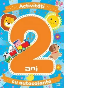 Coperta cărții Activitati cu autocolante la 2 ani