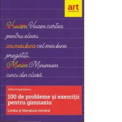 Coperta cărții 100 de probleme si exercitii de Limba Romana - pentru clasele V-VI