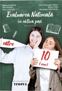 Coperta cărții Evaluarea Nationala in cativa pasi&… catre 10! (editia a II-a)