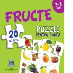 Coperta cărții Fructe - Puzzle pentru podea 3-6 ani