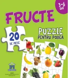 Coperta cărții Fructe - Puzzle pentru podea 3-6 ani