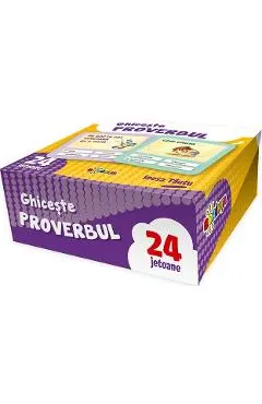 Coperta cărții Ghiceste proverbul. 24 jetoane