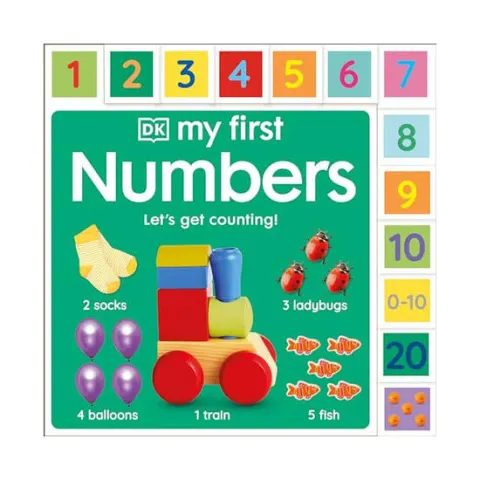 Coperta cărții My first numbers: let's get counting!