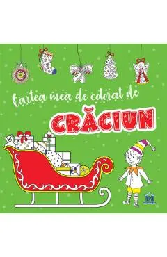 Coperta cărții Cartea mea de colorat de Craciun