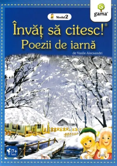 Coperta cărții Invat sa citesc! Poezii de iarna