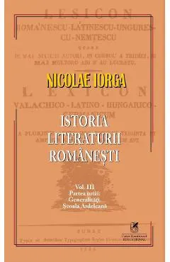 Coperta cărții Istoria literaturii romanesti Vol.3