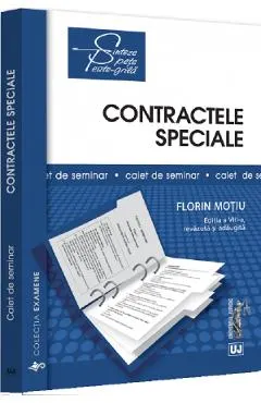 Coperta cărții Contractele speciale. Sinteze teoretice. Teste-grila si spete Ed.8