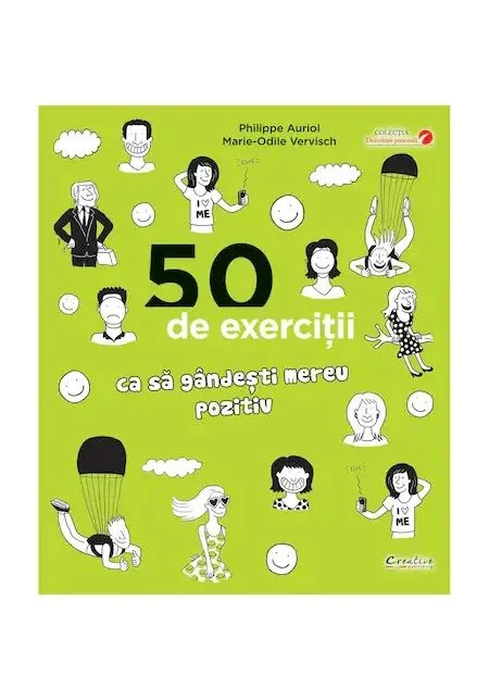 Coperta cărții 50 de exercitii ca sa gandesti mereu pozitiv
