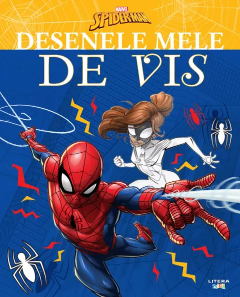Coperta cărții Marvel. Spider-Man. Desenele mele de vis