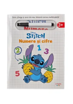 Coperta cărții Disney. Stitch. Numere si cifre (3+)