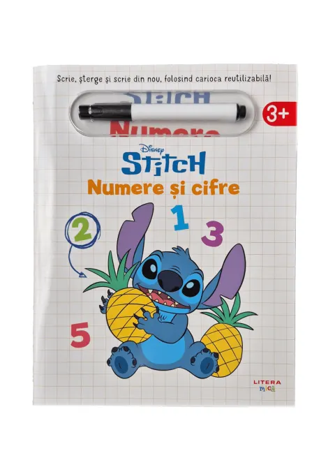 Coperta cărții Disney. Stitch. Numere si cifre (3+)
