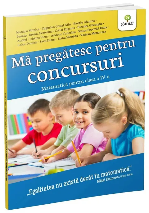 Coperta cărții Ma pregatesc pentru concursuri • Matematica pentru clasa a IV-a