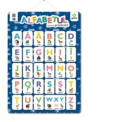 Coperta cărții Plansa Alfabetul pentru gradinita