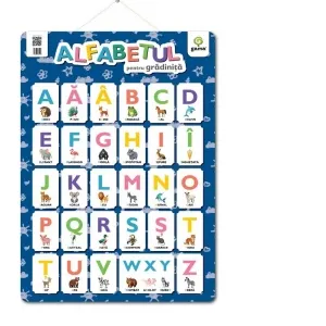 Coperta cărții Plansa Alfabetul pentru gradinita
