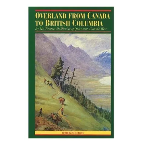 Coperta cărții Overland from Canada to British Columbia