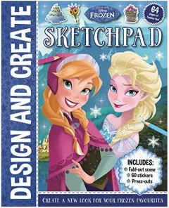 Coperta cărții Disney Frozen: Design and Create Sketchpad