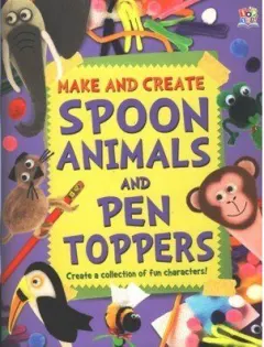 Coperta cărții Maestro Activity Books Spoon Animals and Pen Toppers