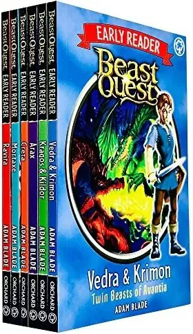 Coperta cărții Beast Quest Early Reader 6 Books Collection Set, Adam Blade