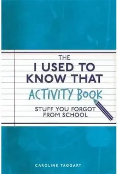 Coperta cărții The I Used to Know That Activity Book
