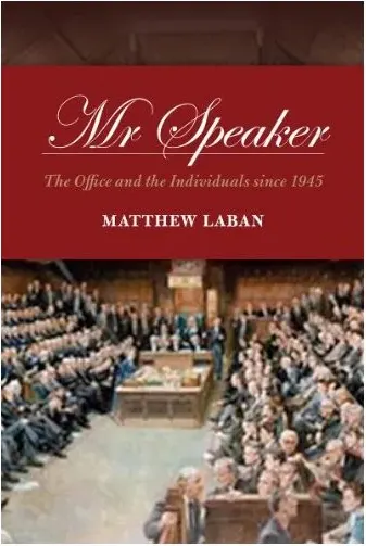 Coperta cărții Mr Speaker