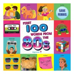 Coperta cărții First 100 Words from the 80s (Highchair U)