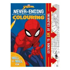Coperta cărții Marvel Spider-Man: Never-Ending Colouring