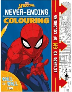 Coperta cărții Marvel Spider-Man: Never-Ending Colouring