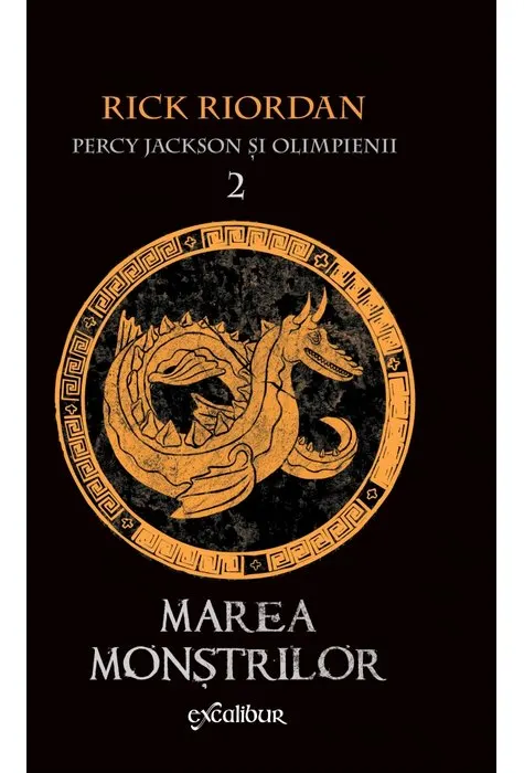 Coperta cărții Marea Monștrilor (Percy Jackson și Olimpienii, vol. 2)