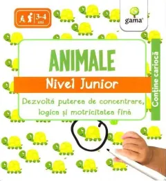 Coperta cărții IQ Focus. Animale • nivel Junior