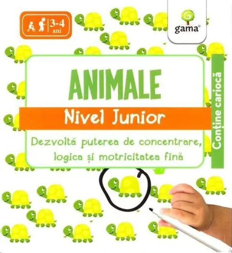 Coperta cărții IQ Focus. Animale • nivel Junior