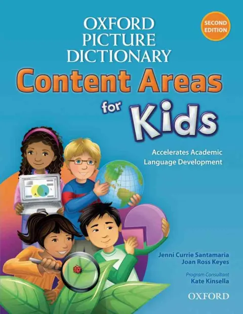 Coperta cărții The Oxford Picture Dictionary for Kids, 2nd Edition Monolingual English