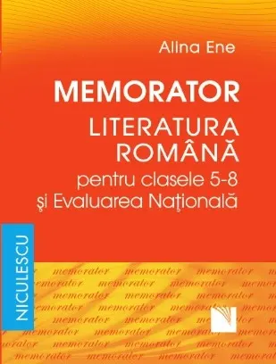 Coperta cărții Memorator. Literatura română pentru clasele 5-8 și Evaluarea Națională