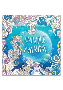 Coperta cărții Animale marine - Carte de colorat