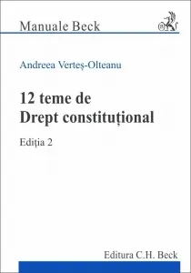 Coperta cărții 12 teme de Drept constitutional. Editia 2