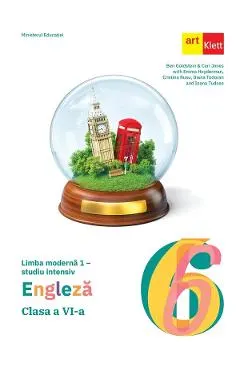 Coperta cărții Limba engleza. Limba moderna 1 - Clasa 6 - Studiu intensiv - Ben Goldstein, Ceri Jones, Emma Heyderman, Cristina Rusu, Diana Todoran, Ioana Tudose