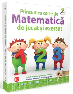 Coperta cărții Prima mea carte de matematica de jucat si exersat