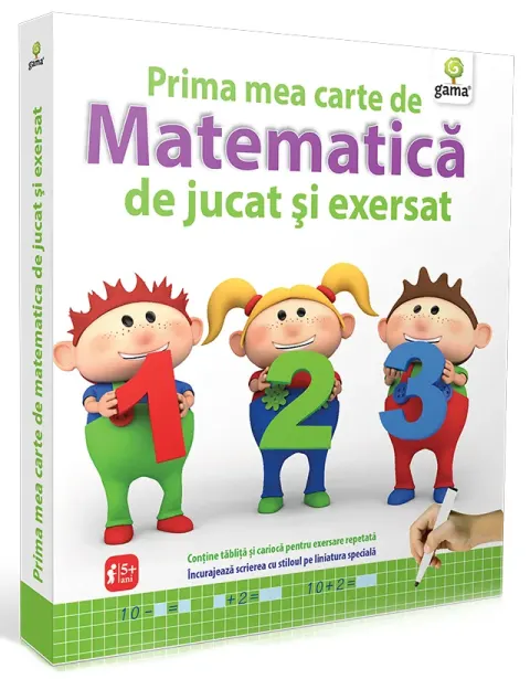 Coperta cărții Prima mea carte de matematica de jucat si exersat