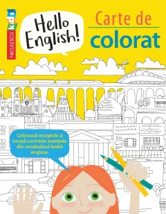 Coperta cărții Hello English! Carte de colorat