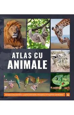 Coperta cărții Atlas cu animale