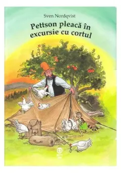 Coperta cărții Pettson pleacă în excursie cu cortul