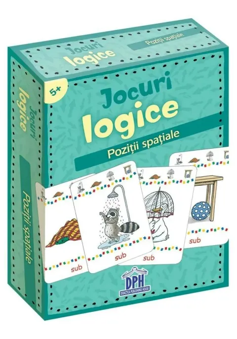 Coperta cărții Jocuri logice - Pozitii spatiale