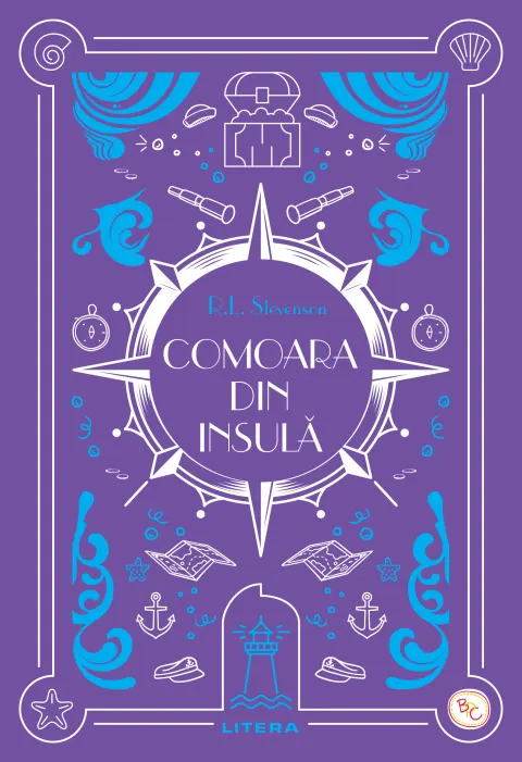 Coperta cărții Comoara din insula. Volumul 13. Biblioteca pentru copii