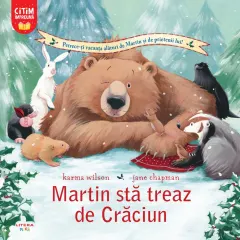 Coperta cărții Martin sta treaz de Craciun