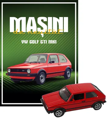 Coperta cărții VW Golf GTI MK1. Masini de neuitat. Numarul 7