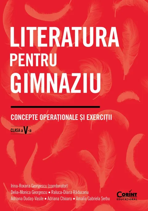 Coperta cărții Literatura pentru gimnaziu. Concepte operaționale și exerciții. Clasa a V-a