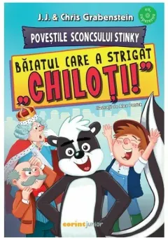Coperta cărții Povestile Sconcsului Stinky. Baiatul care a strigat „chiloti!”