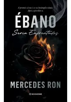 Coperta cărții Ebano (Drawn Apart) de Mercedes Ron – Seria Enfrentados