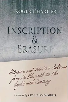 Coperta cărții Inscription and Erasure