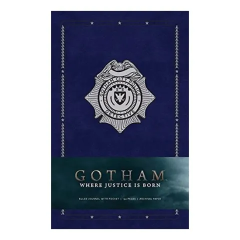 Coperta cărții Gotham Hardcover Ruled Journal