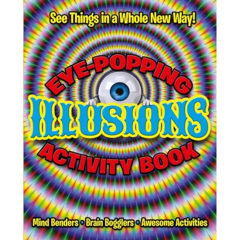 Coperta cărții Eye-Popping Illusions Activity Book
